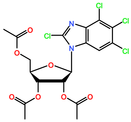 (image for) MC004037 2,4,5,6-Tetrachloro-1-(2,3,5-tri-O-acetyl-ß-D-ribofuranosyl)-1H-benzimidazole